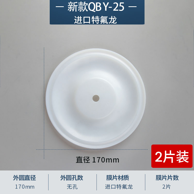 170mm 無孔進(jìn)口特氟龍膜片